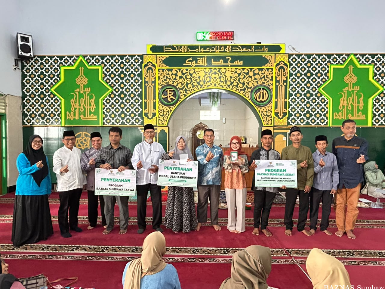 Ngabar BAZNAS Sumbawa: Kolaborasi BAZNAS dan Bank NTB Syariah KC Sumbawa Perkuat Pemberdayaan Mustah