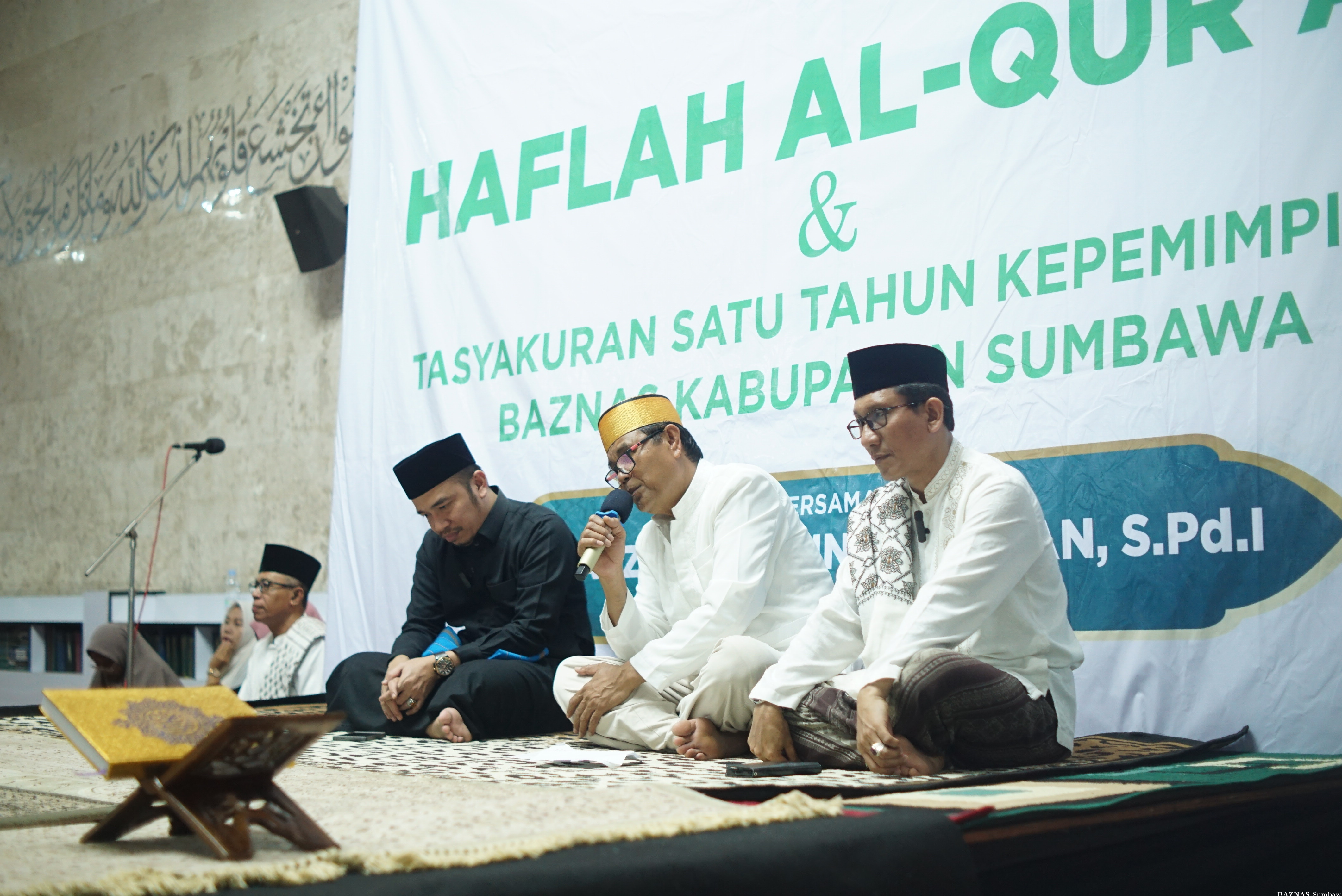 BAZNAS Sumbawa Gelar Haflah Al-Qur’an & Tasyakuran Satu Tahun Kepemimpinan, Bupati Apresiasi Capai Z