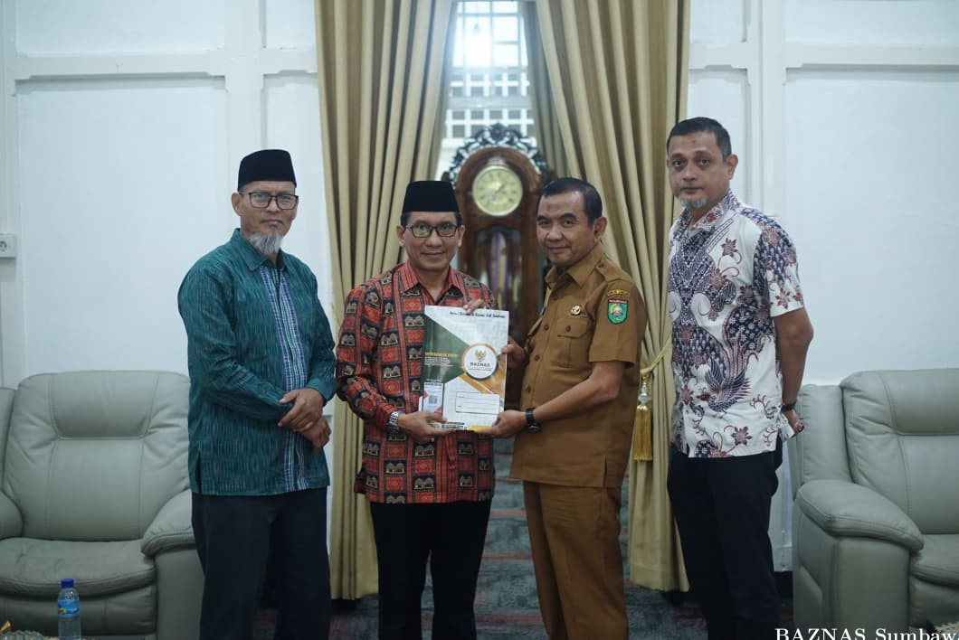 BAZNAS Sumbawa Serahkan Laporan Hasil Audit kepada Wakil Bupati, WTP Perkuat Kepercayaan Pengelolaan
