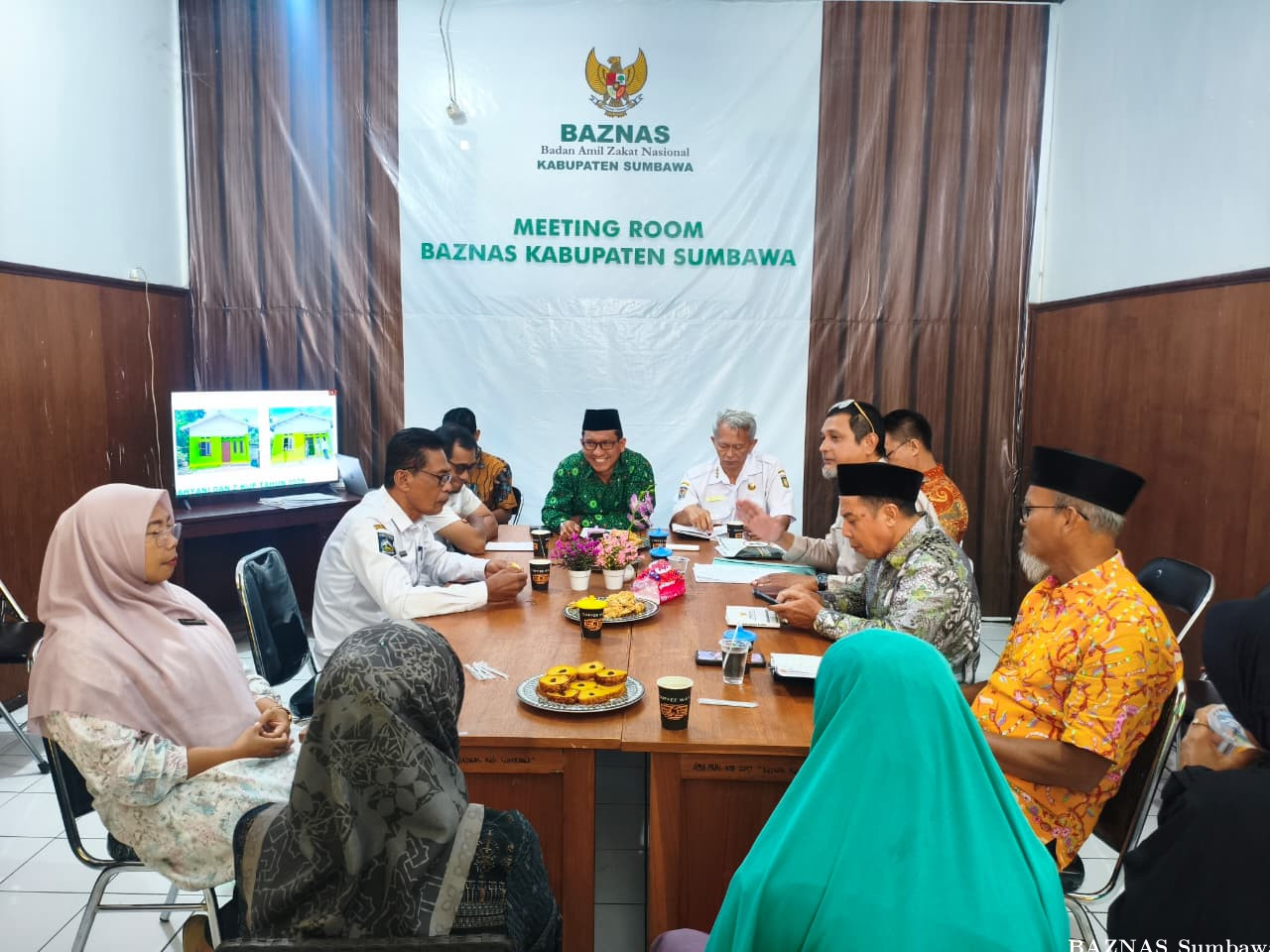 BAZNAS Sumbawa Gelar Rakor dan Rapat Teknis Program MAHYANI 2026, Bahas Standar Pembangunan Rumah La