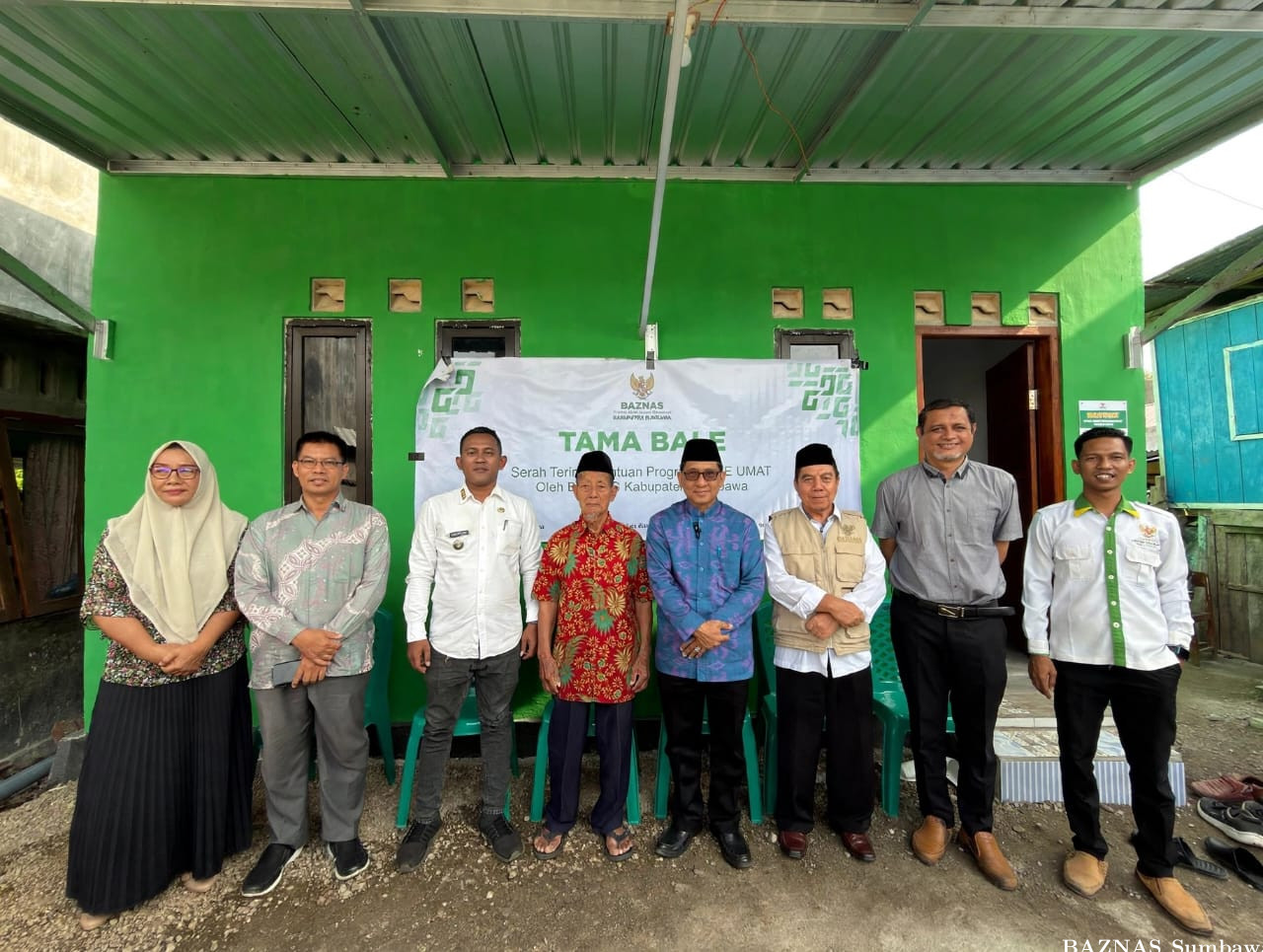 Dari Sepetak Kamar Menuju Hunian Layak, BAZNAS Sumbawa Resmikan BALE UMAT ke-9