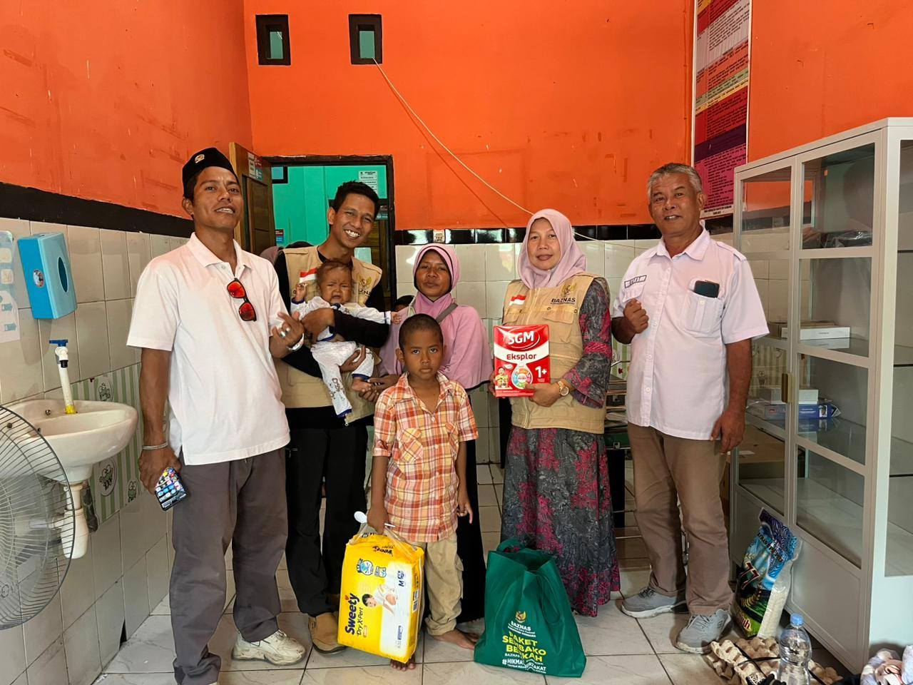 BAZNAS Kabupaten Sumbawa Salurkan Bantuan untuk Anak Terdampak Stunting di Kecamatan Plampang