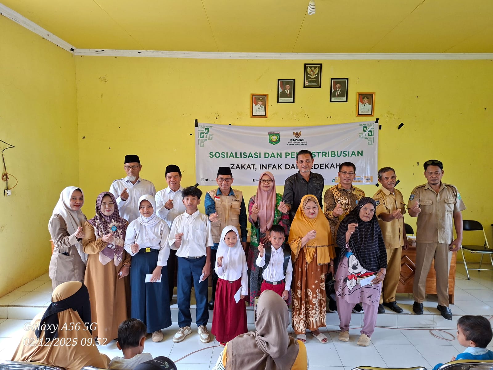 BAZNAS Kabupaten Sumbawa Laksanakan Sosialisasi dan Pendistribusian Program Baznas Sumbawa Cerdas da