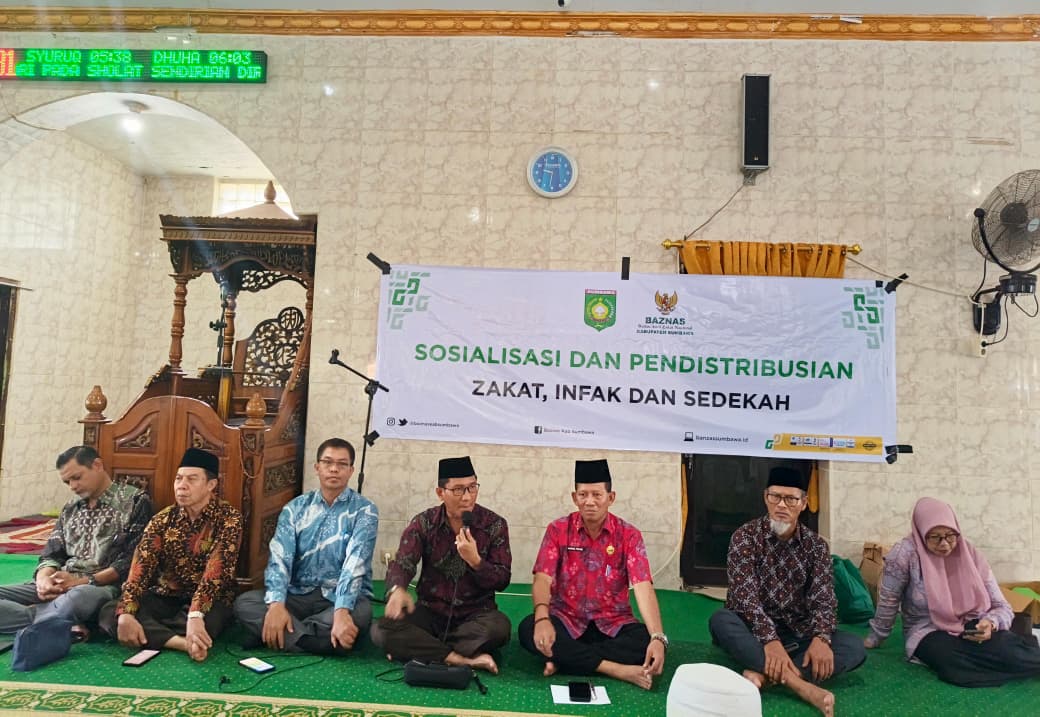 Baznas Sumbawa Gelar Sosialisasi dan Distribusi Program Baznas Sumbawa Makmur dan Baznas Sumbawa Cer