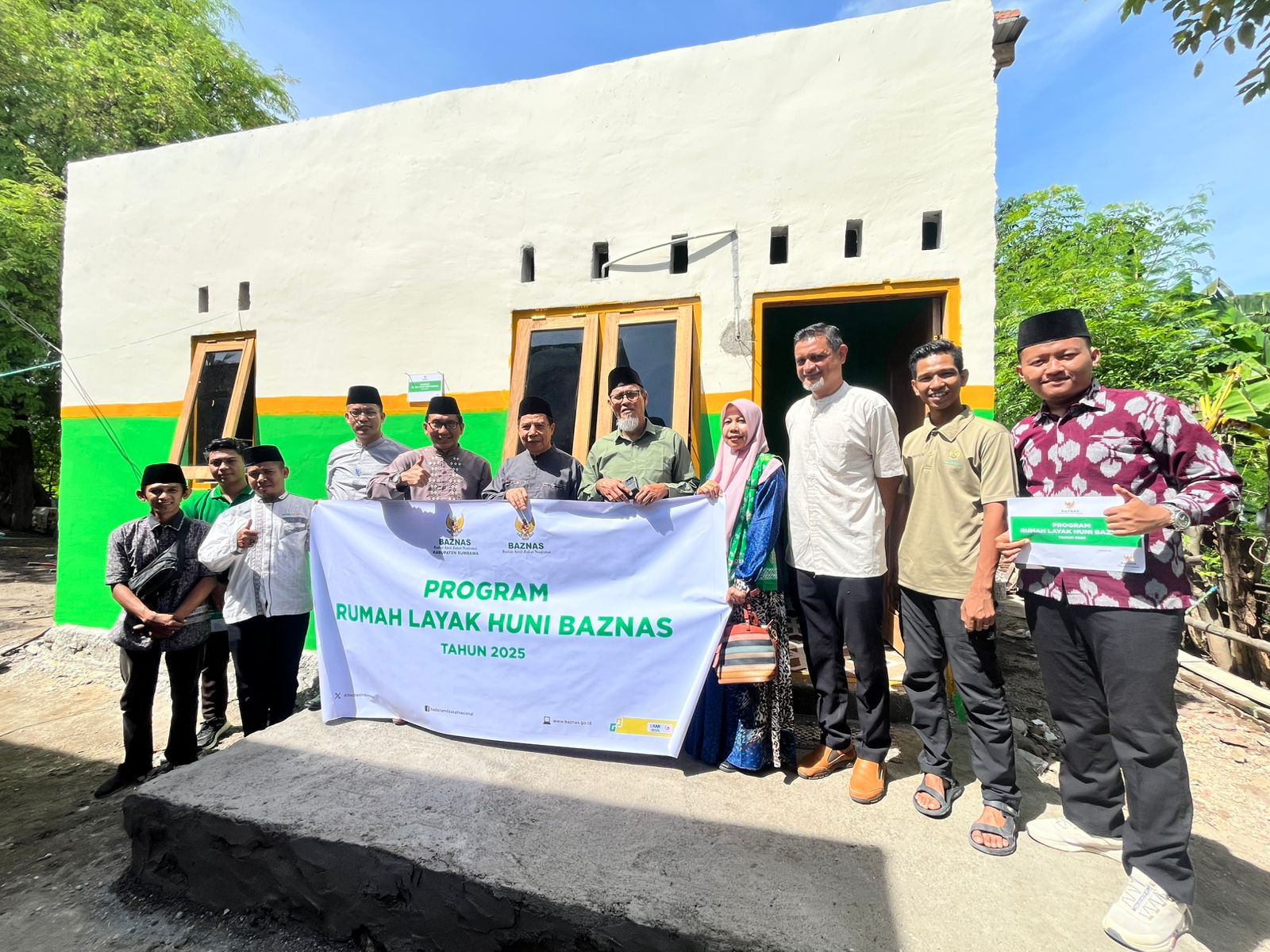 BAZNAS Kabupaten Sumbawa Resmikan Rumah Layak Huni Program RLHB Tahun 2025 di Kelurahan Lempeh